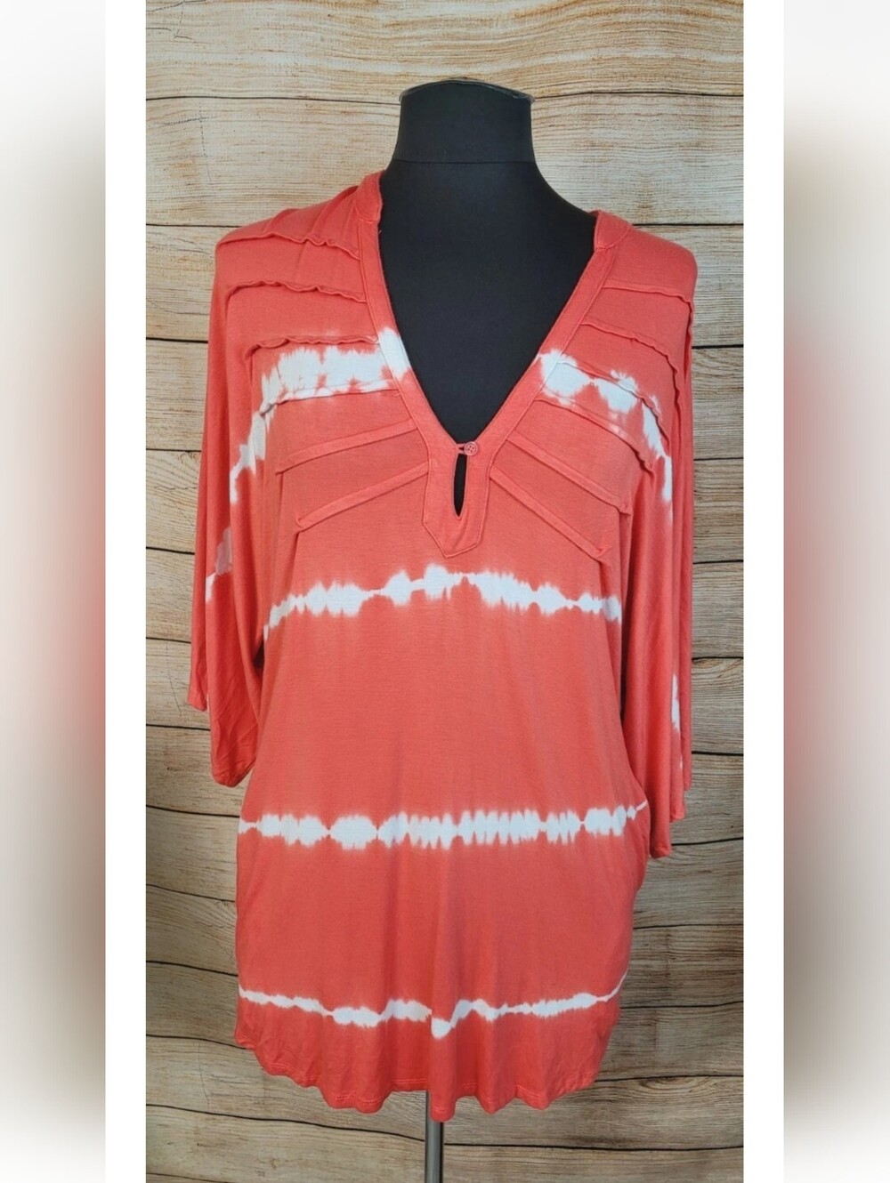 NWT Boat House Beachwear Tie Dye Cover Up or Tunic with Pockets Size Xsmall